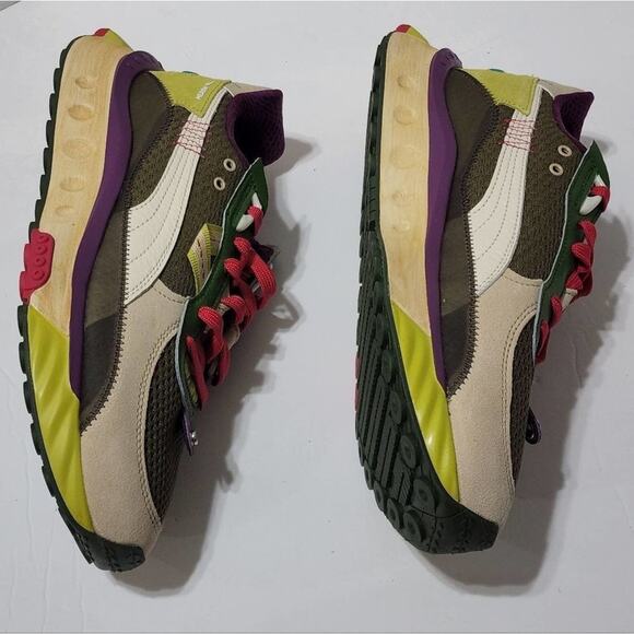 PUMA Wild Rider Last Hunter Sneakers Charcoal Gray-Pale Khaki-Citronelle 9.5 12‎ main image 8